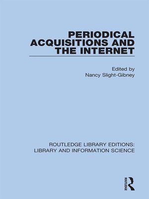 cover image of Periodical Acquisitions and the Internet